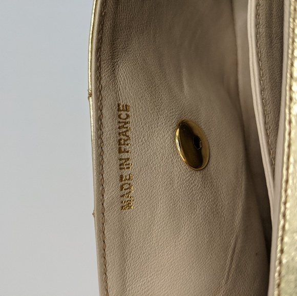 Chanel Metallic 24k Gold Chain Mini Flap Bag - Picture 12 of 14